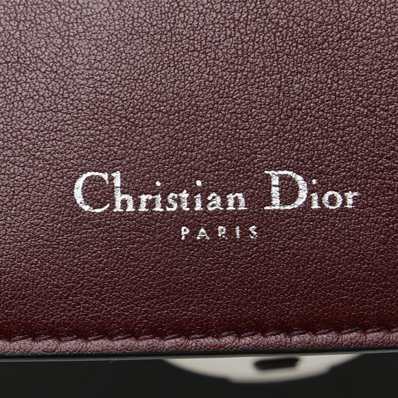 Dior Be Dior Shoulder Bag 2Way Black Wine Red - Picture 10 of 13
